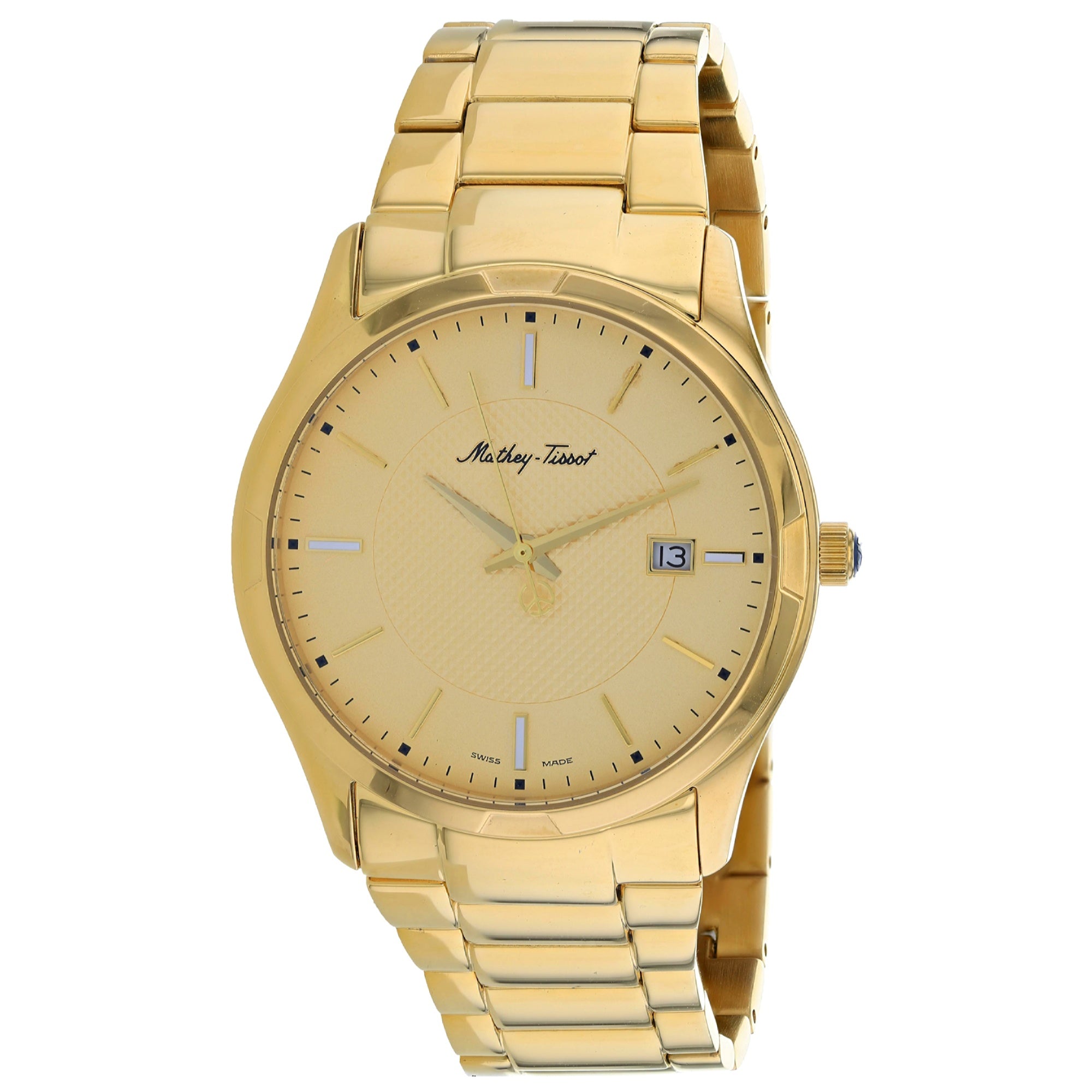 Mathey-Tissot  Quartz Classic Gold Dial Men's Watch H2111PDI