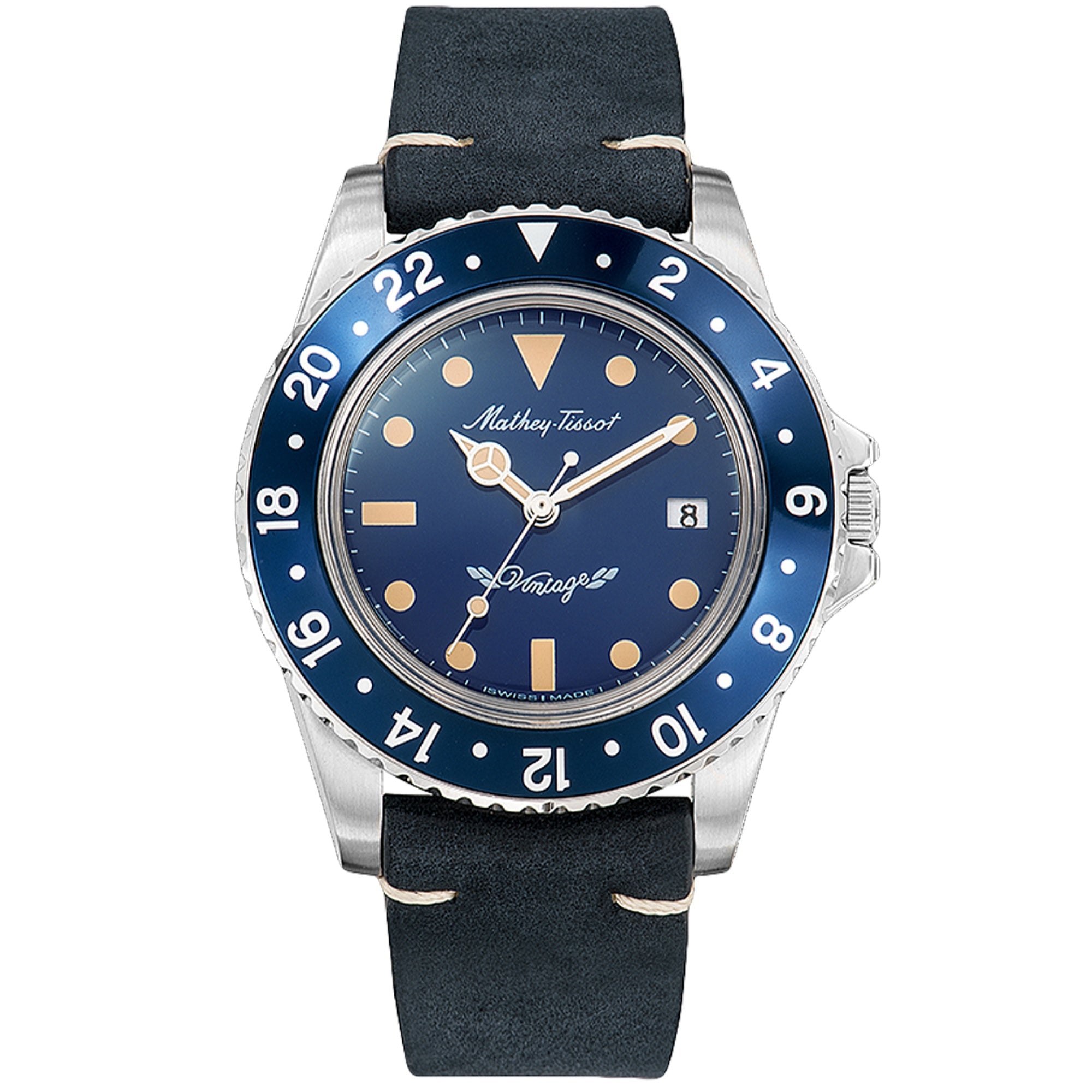 Mathey-Tissot  Quartz Vintage Blue Dial Men's Watch H900ALBU