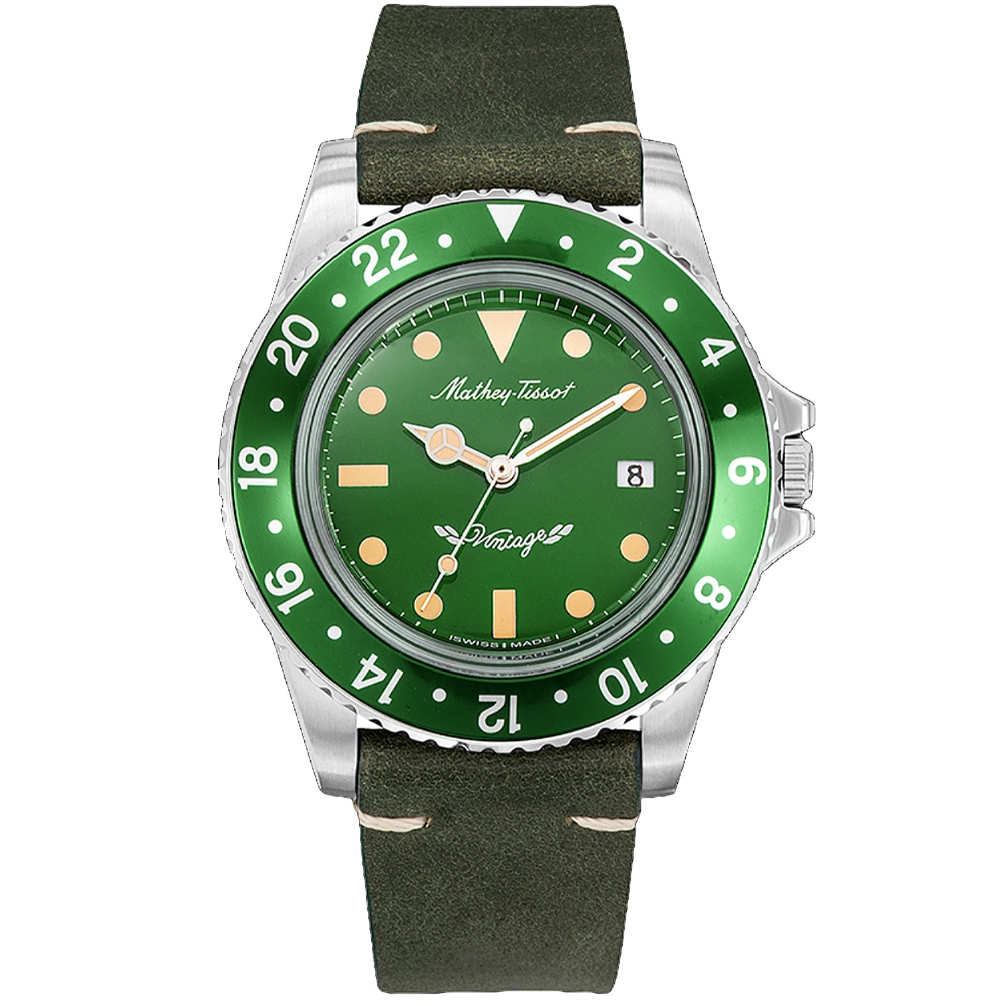 Mathey-Tissot  Quartz Vintage Green Dial Men's Watch H900ALV