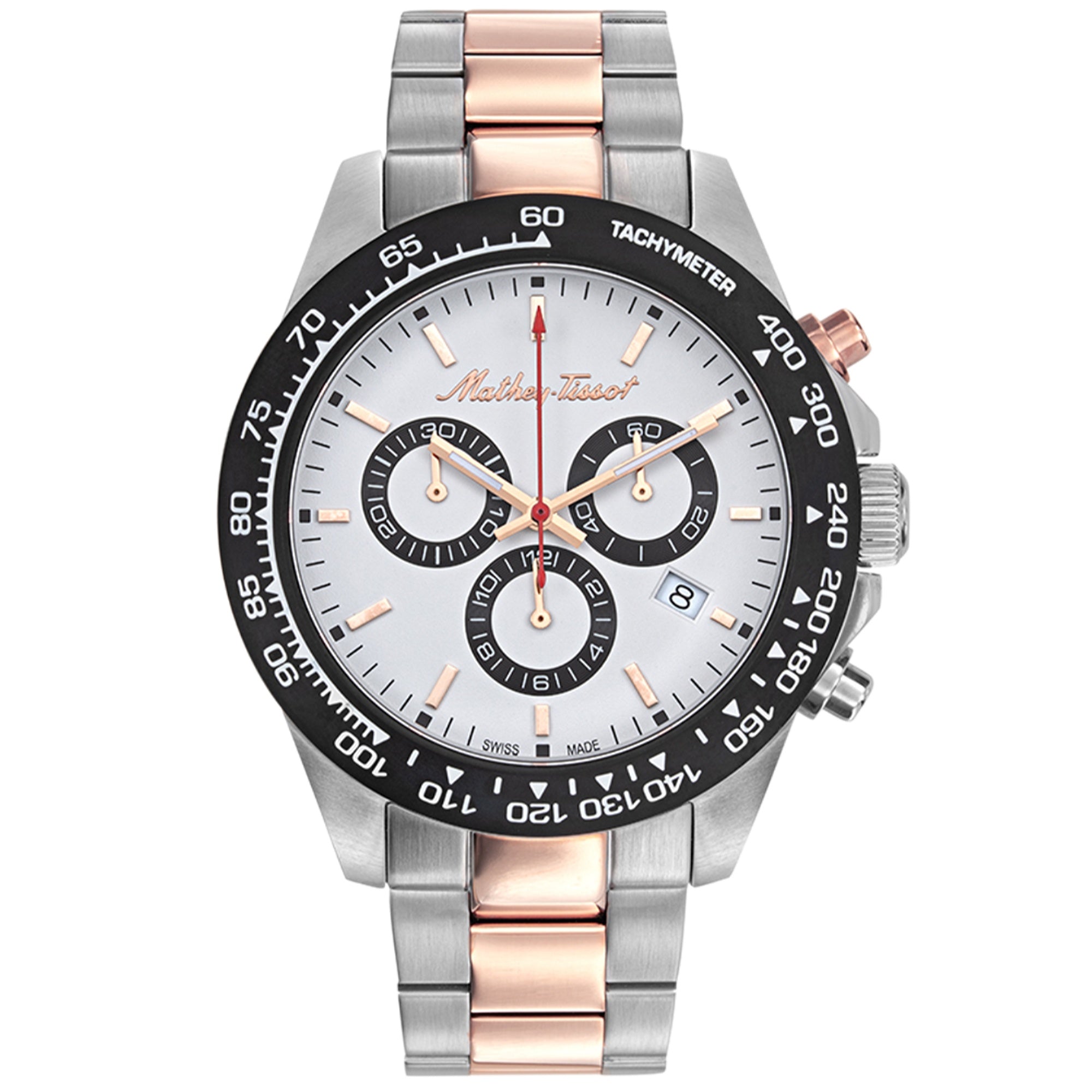 Mathey-Tissot  Quartz Mathy Chrono White Dial Men's Watch H901CHRI