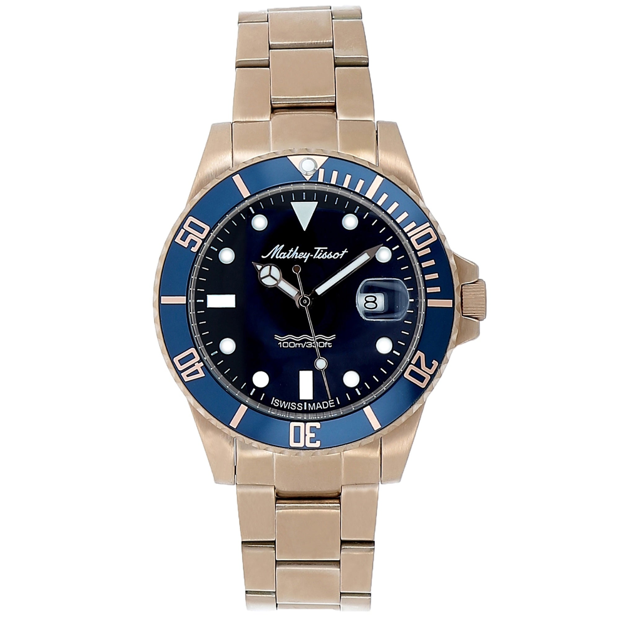 Mathey-Tissot  Quartz Classic Blue Dial Men's Watch H908APRBU