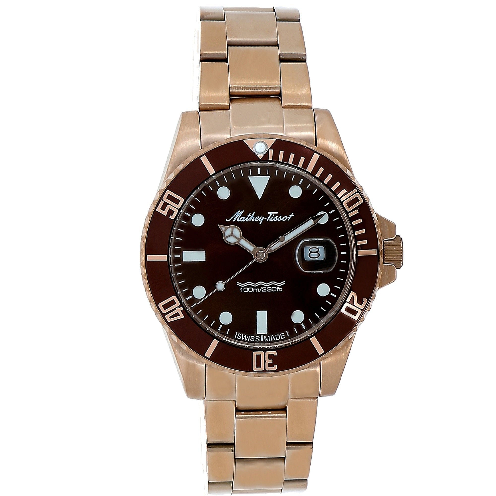 Mathey-Tissot  Quartz Classic Brown Dial Men's Watch H908APRM