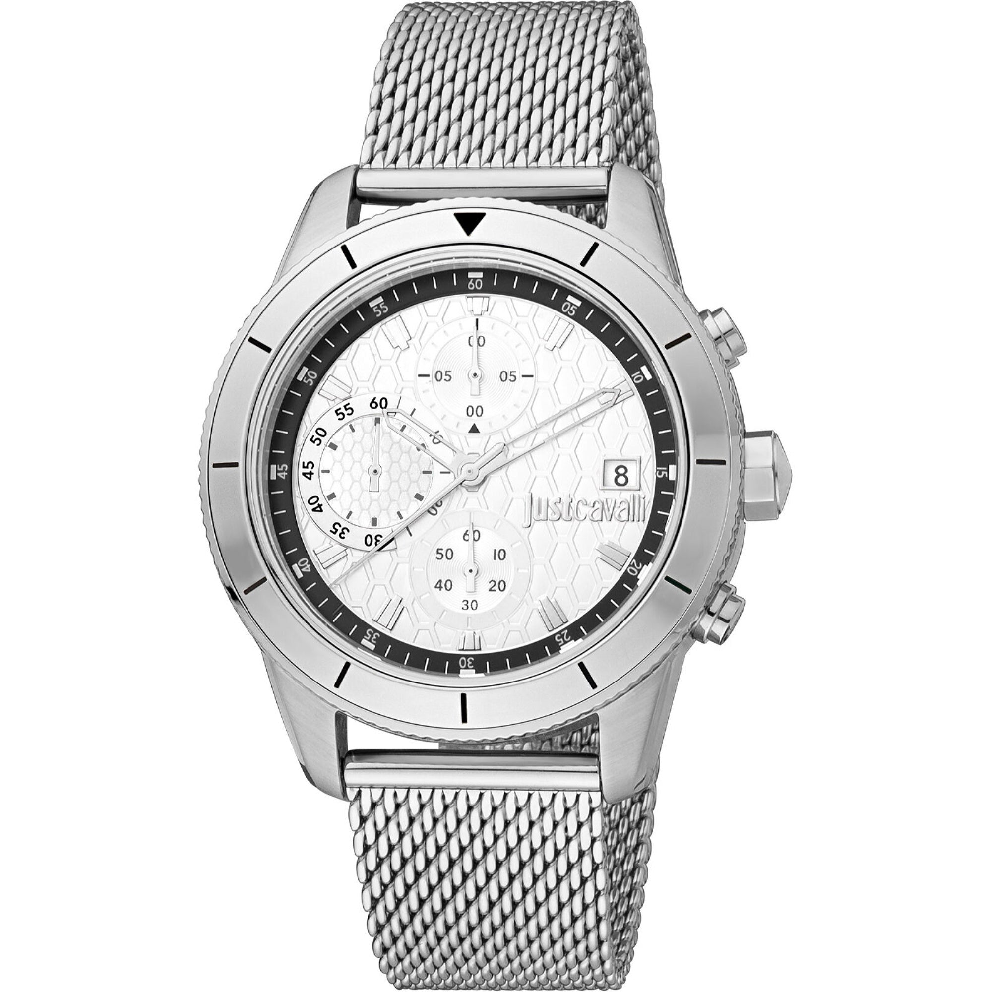 Just Cavalli  Quartz Maglia Silver Dial Men's Watch JC1G215M0045