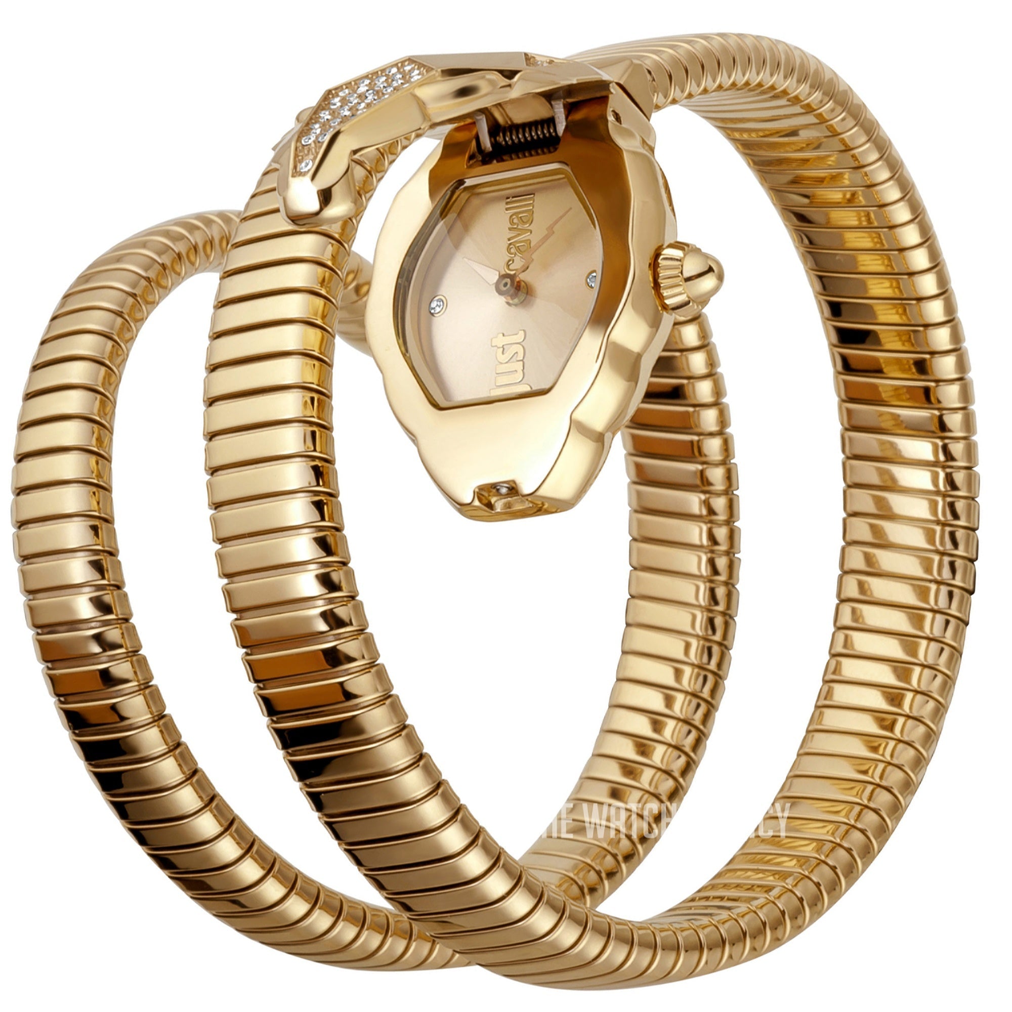 Just Cavalli  Quartz Glam Chic Snake Gold Dial Women's Watch JC1L073M0025