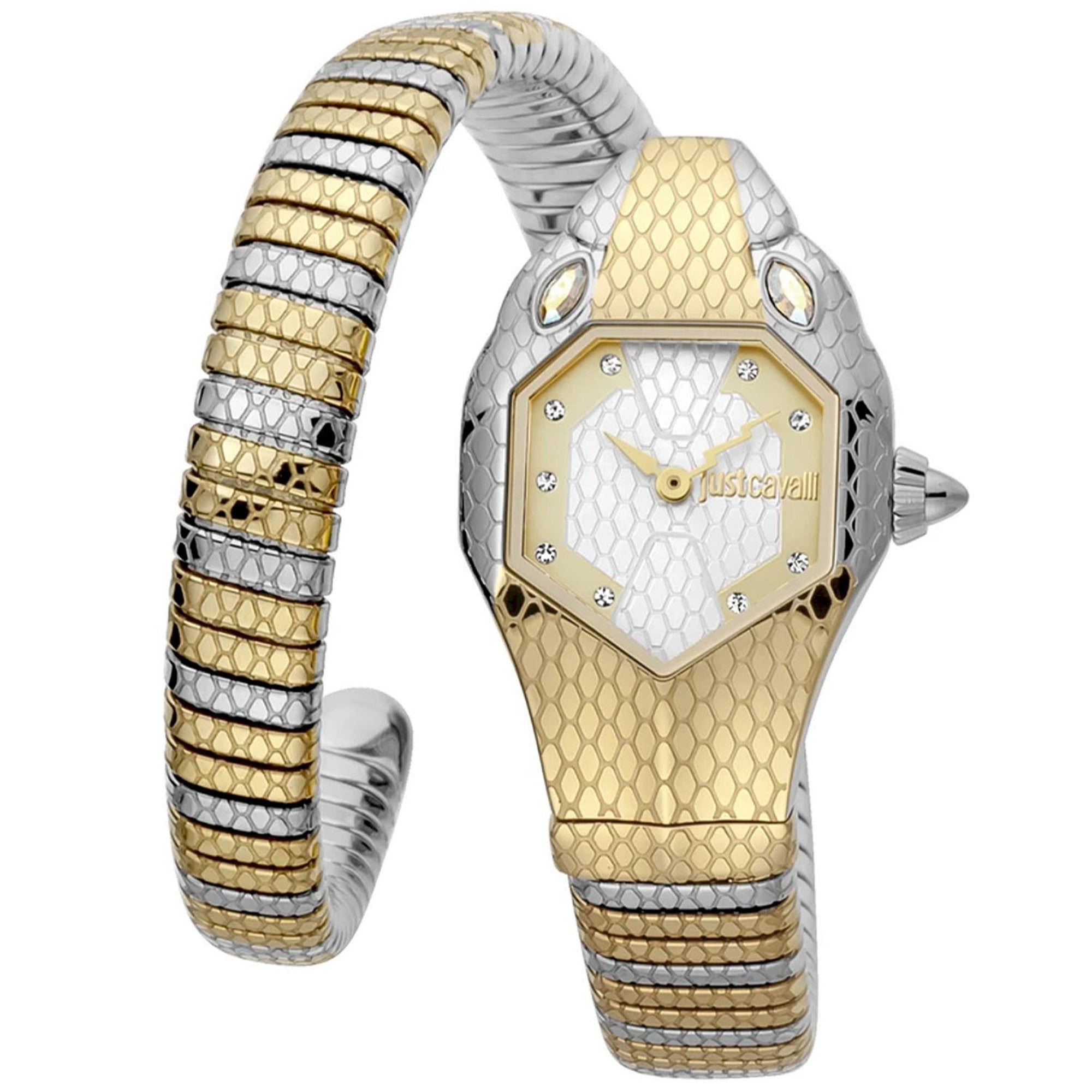 Just Cavalli  Quartz Snake White Dial Women's Watch JC1L177M0055