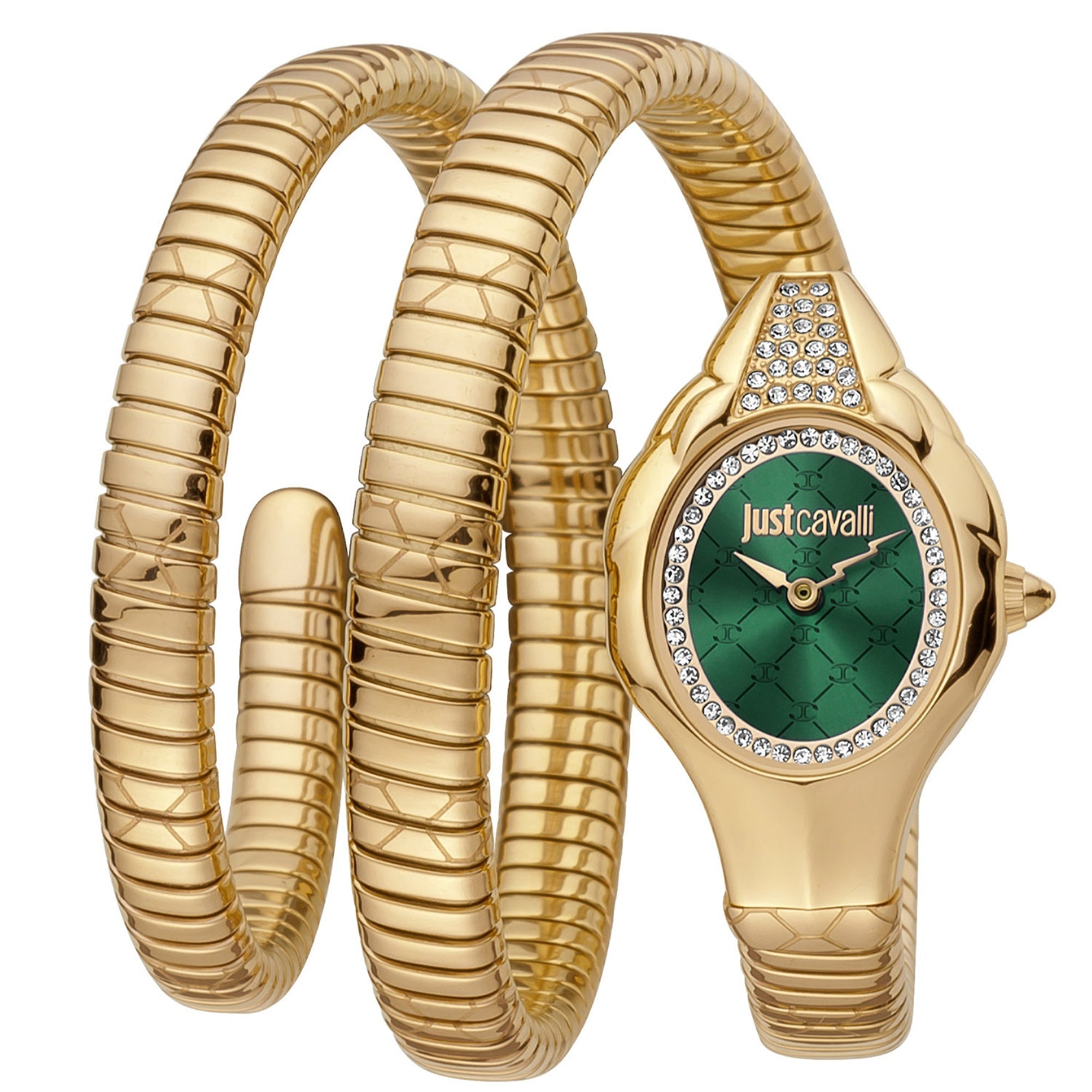Just Cavalli  Quartz Serpente Lungo Green Dial Women's Watch JC1L189M0045