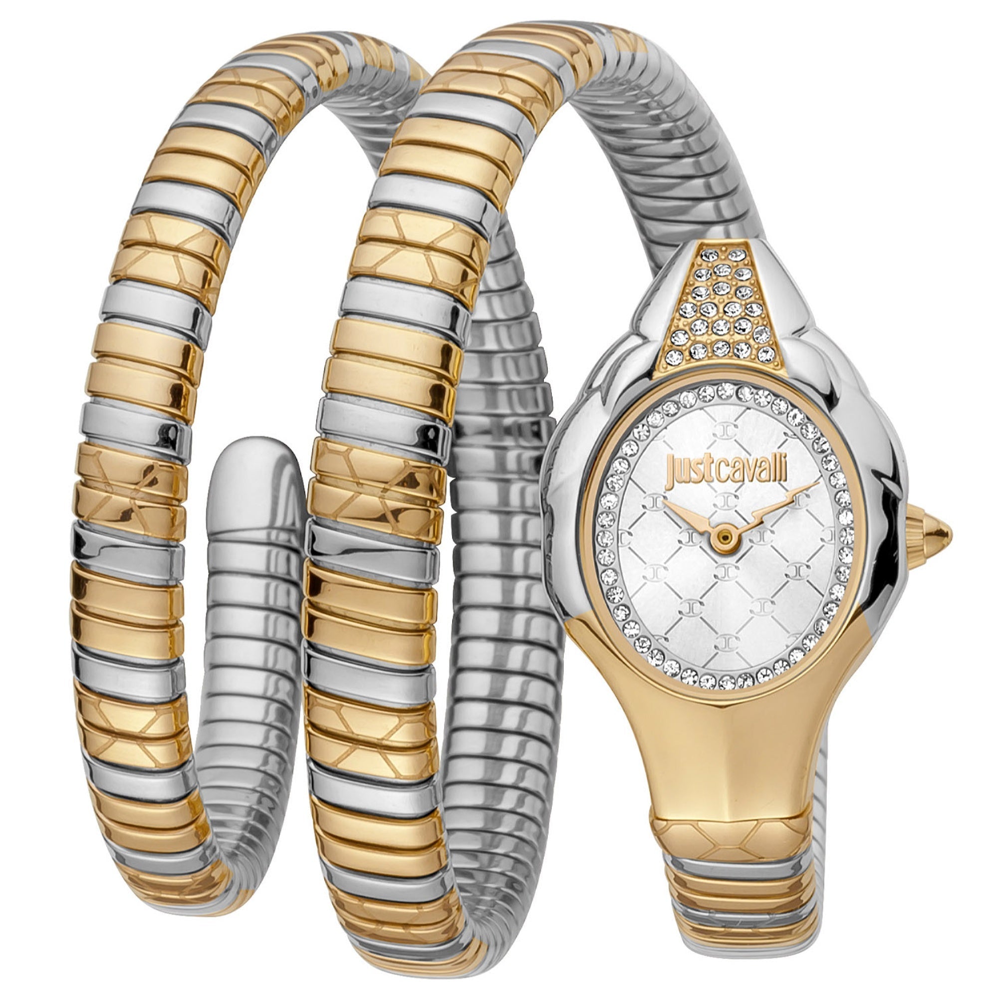 Just Cavalli  Quartz Snake Silver Dial Women's Watch JC1L189M0075