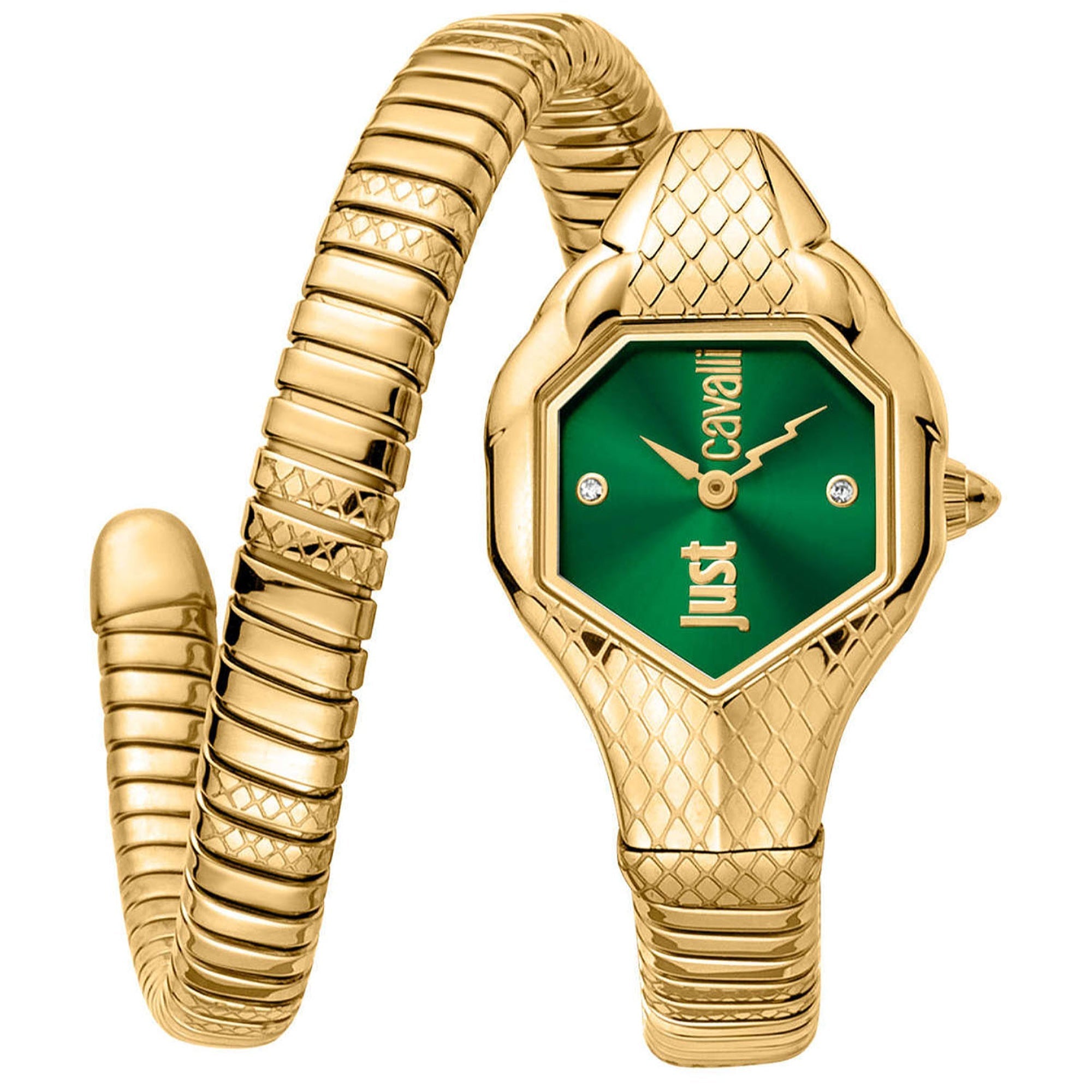 Just Cavalli  Quartz Serpente Green Dial Women's Watch JC1L190M0045