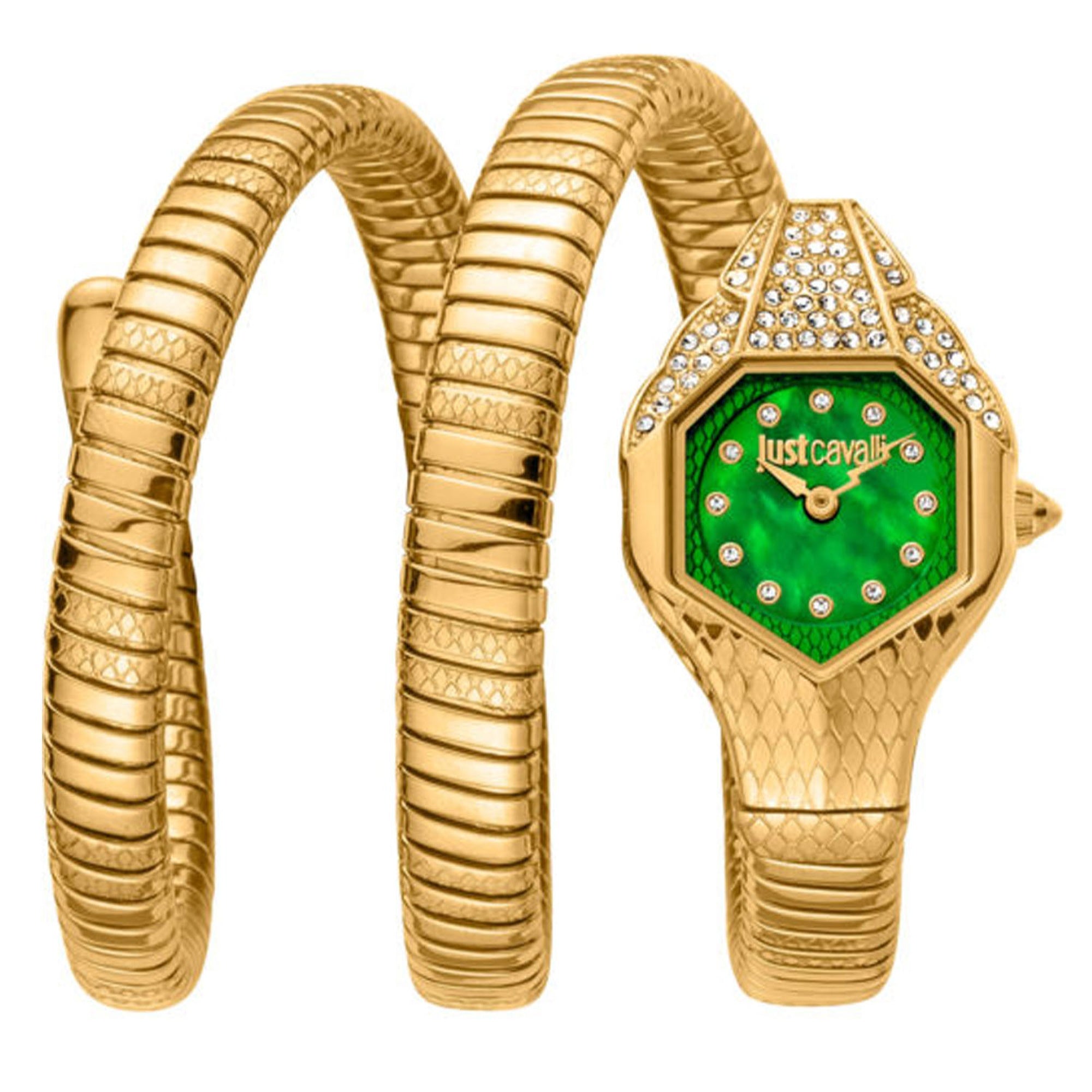 Just Cavalli  Quartz Snake Green Dial Women's Watch JC1L193M0035
