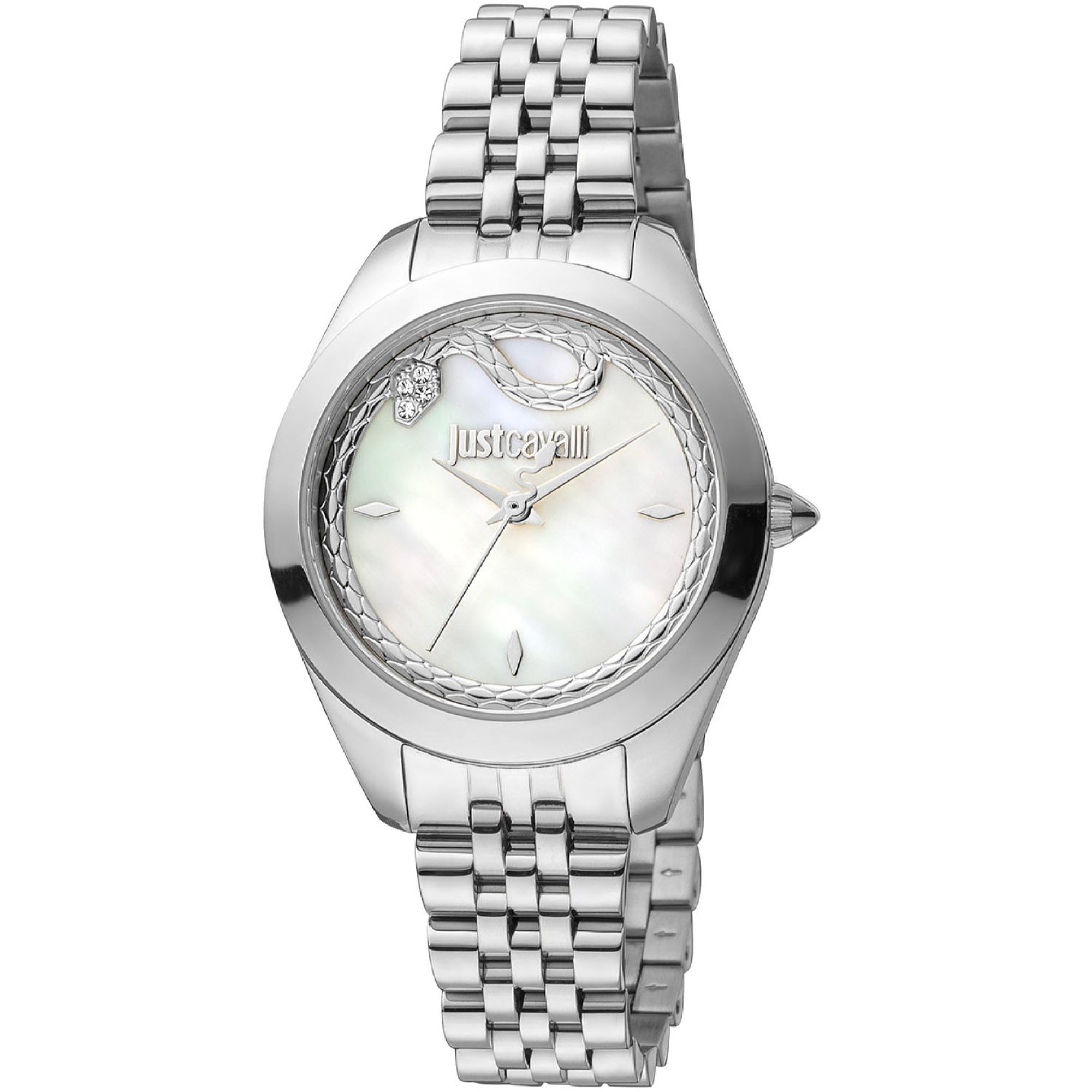 Just Cavalli  Quartz Snake Mother of pearl Dial Women's Watch JC1L210M0245