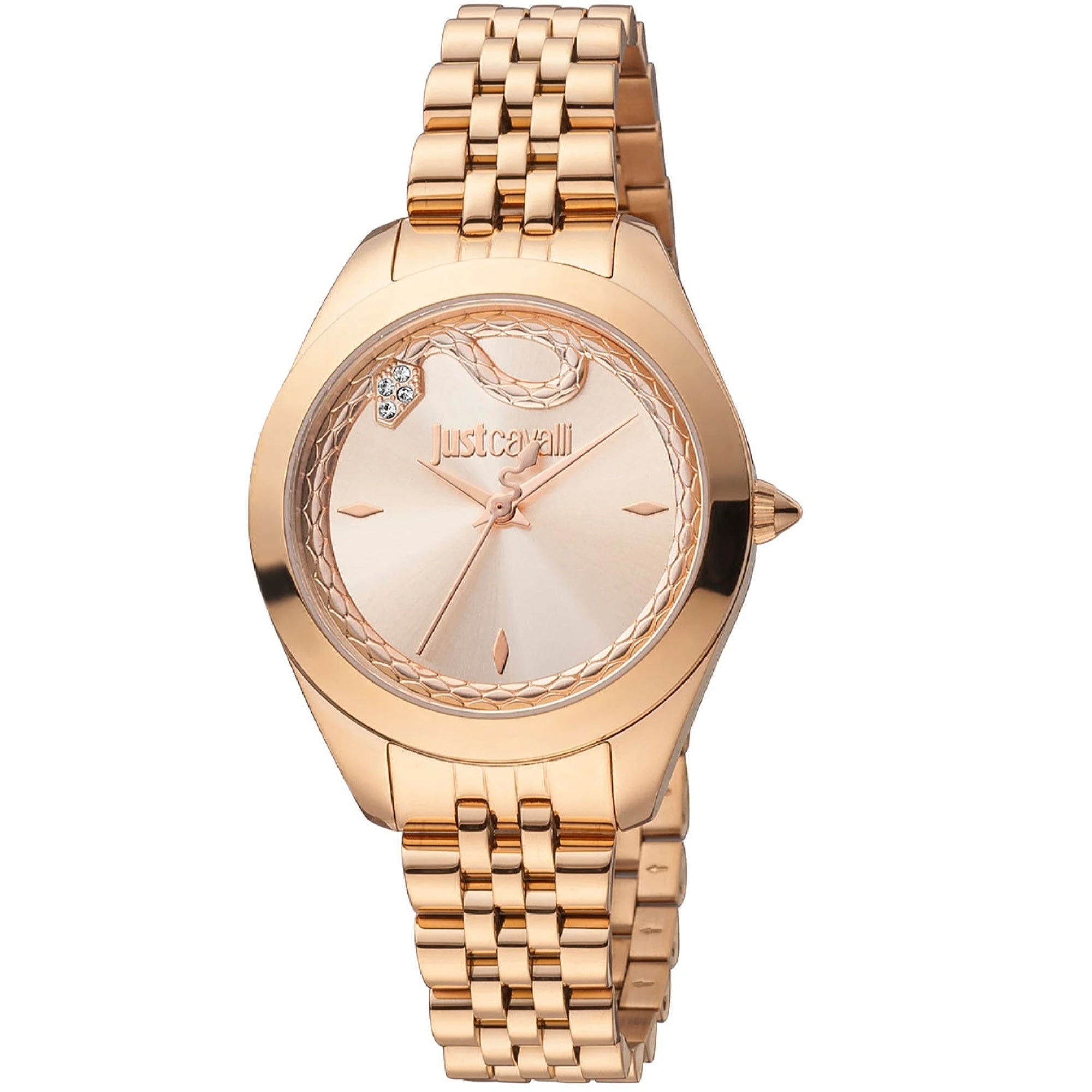 Just Cavalli  Quartz Snake Rose gold Dial Women's Watch JC1L210M0285