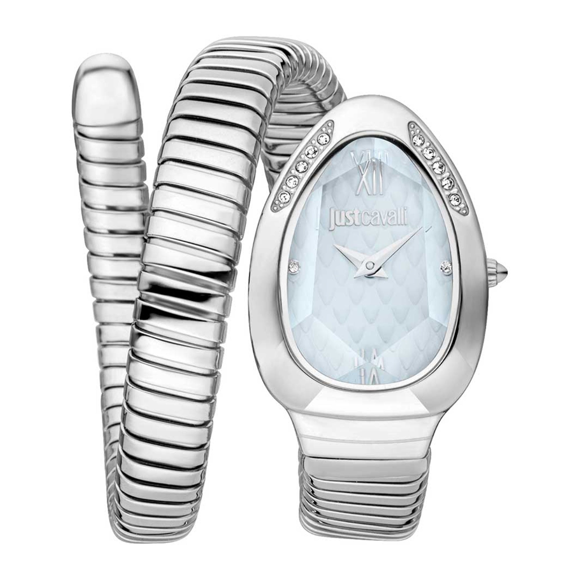 Just Cavalli  Quartz Snake Blue Dial Women's Watch JC1L223M0015