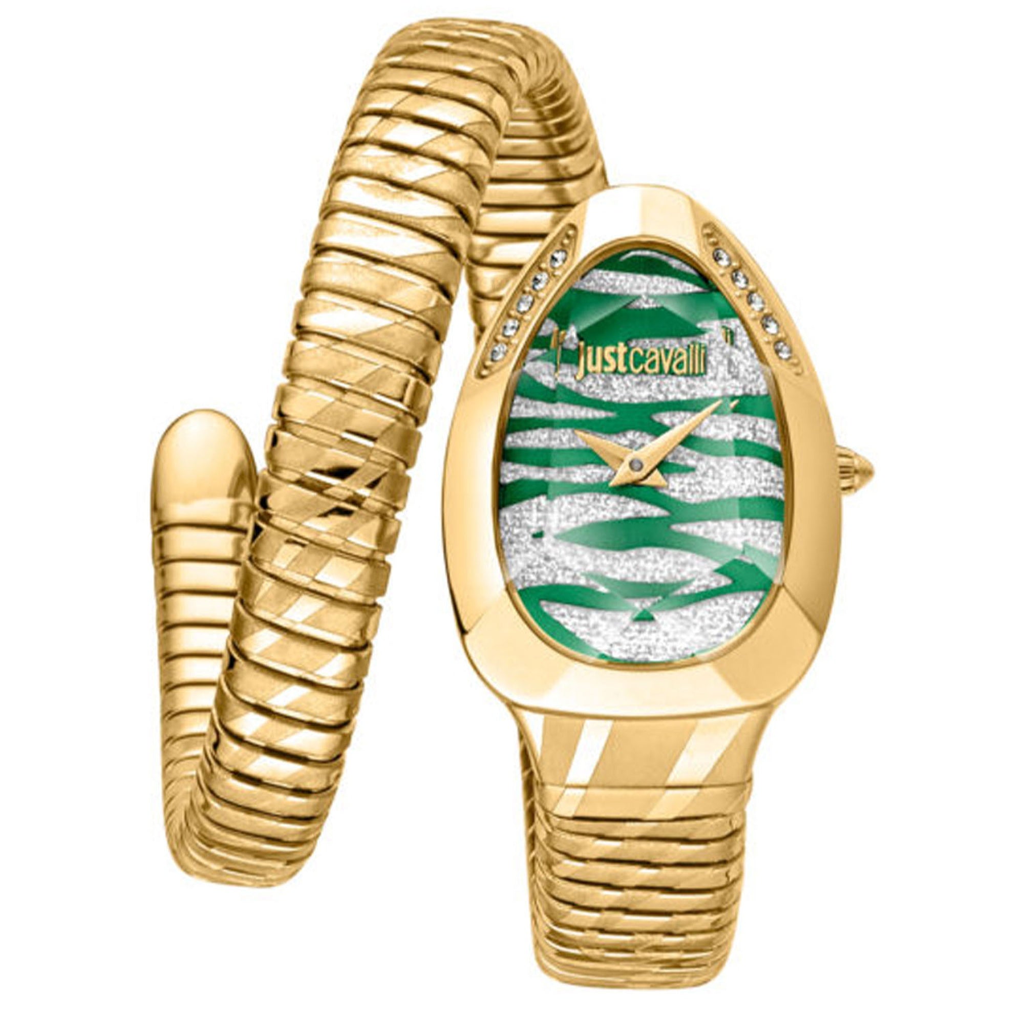 Just Cavalli  Quartz Snake Green Dial Women's Watch JC1L225M0045