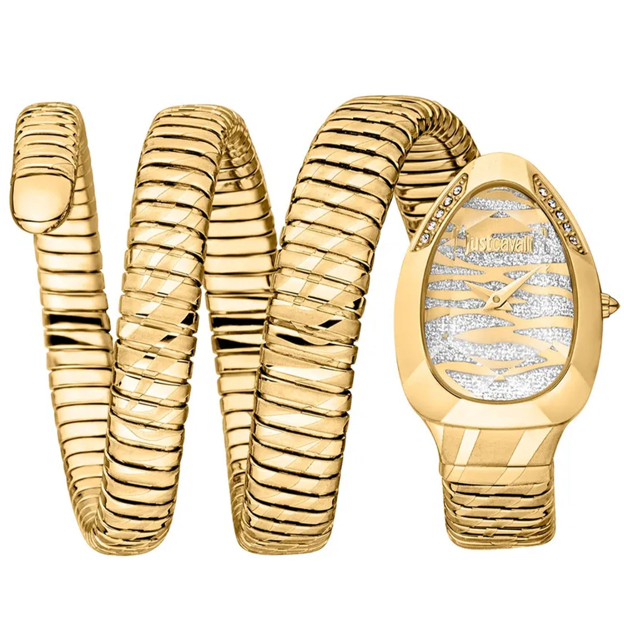 Just Cavalli  Quartz Serpente Gold Dial Women's Watch JC1L226M0025