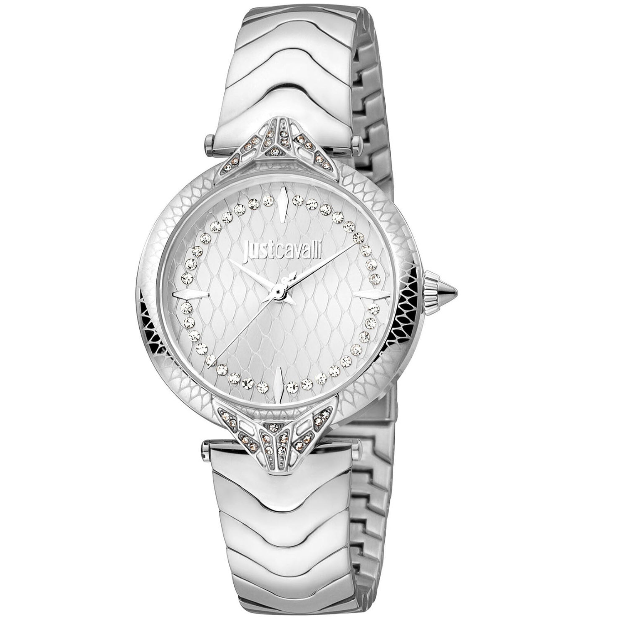 Just Cavalli  Quartz Snake Silver Dial Women's Watch JC1L238M0045