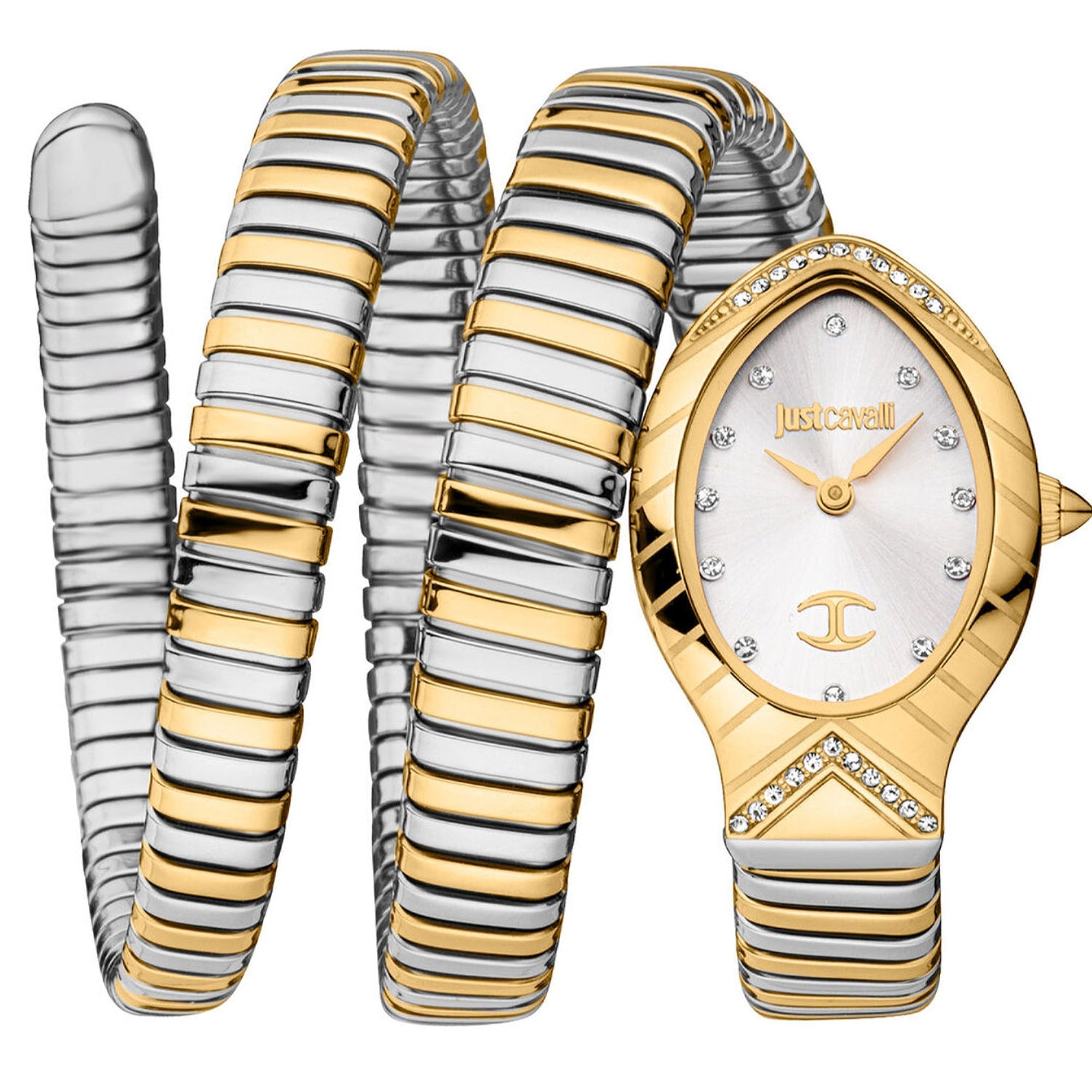 Just Cavalli  Quartz Snake Silver Dial Women's Watch JC1L248M0055