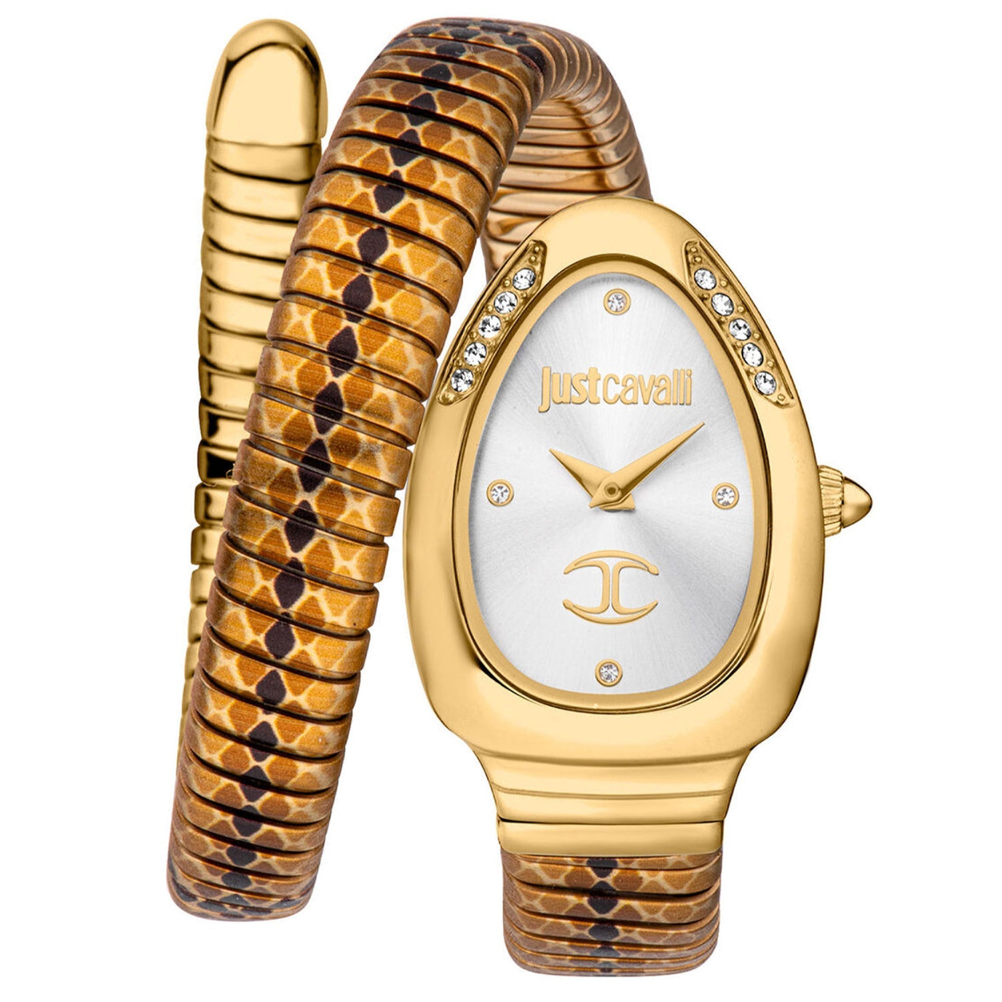 Just Cavalli  Quartz Snake Silver Dial Women's Watch JC1L251M0025