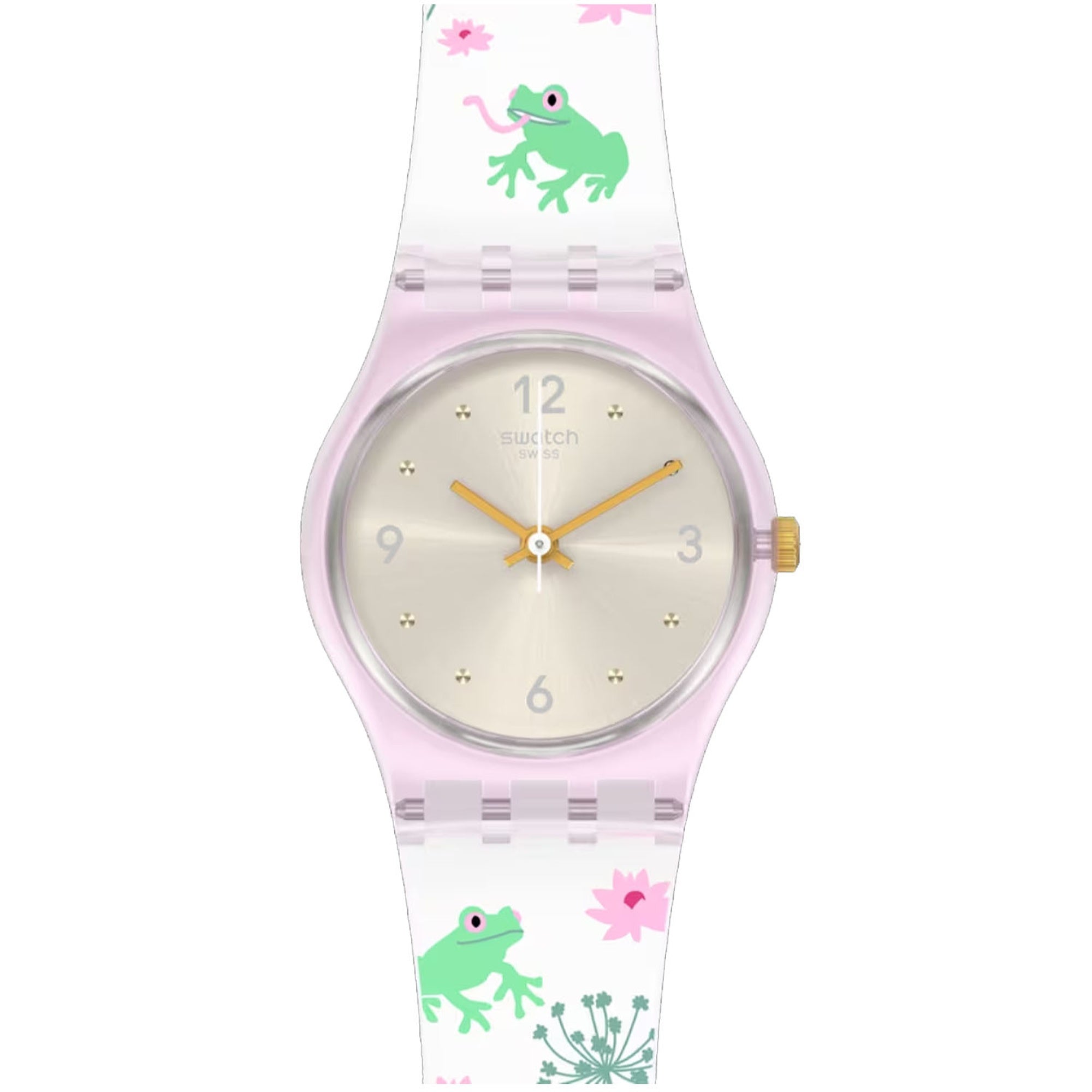 Swatch  Quartz Enchanted Pond Silver Dial Women's Watch LP160