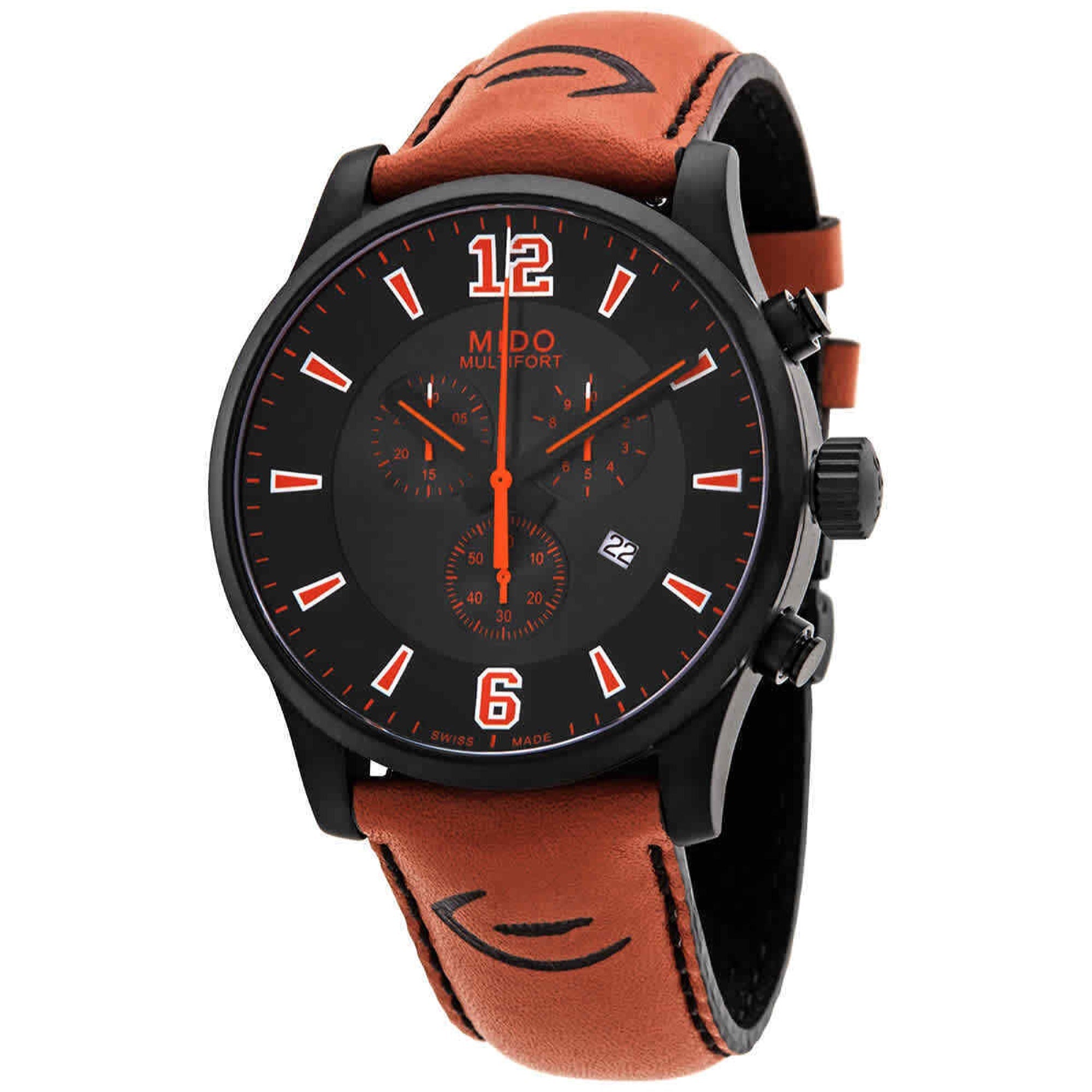 Mido Mido Mulifort Quartz Chronograph Black Dial Men's Watch M005.417.37.050.00