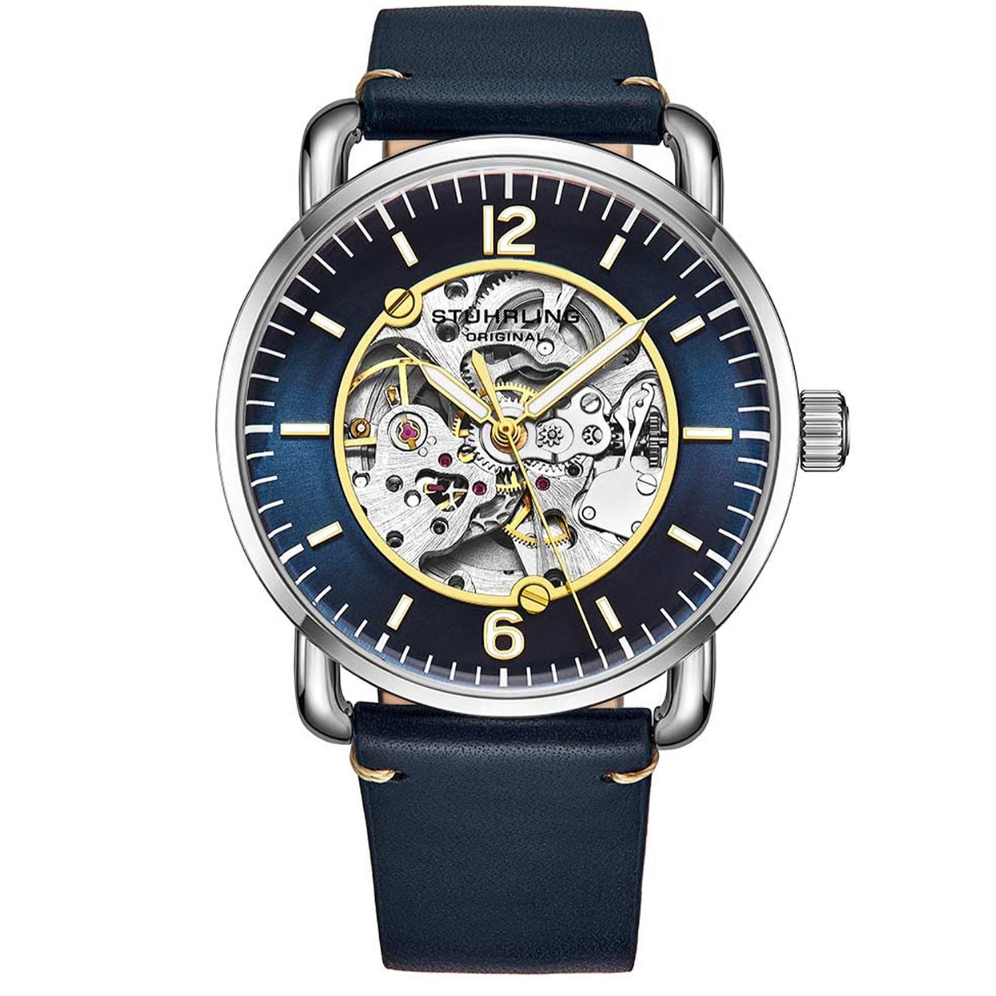Stuhrling  Automatic Classic Blue Dial Men's Watch M12655