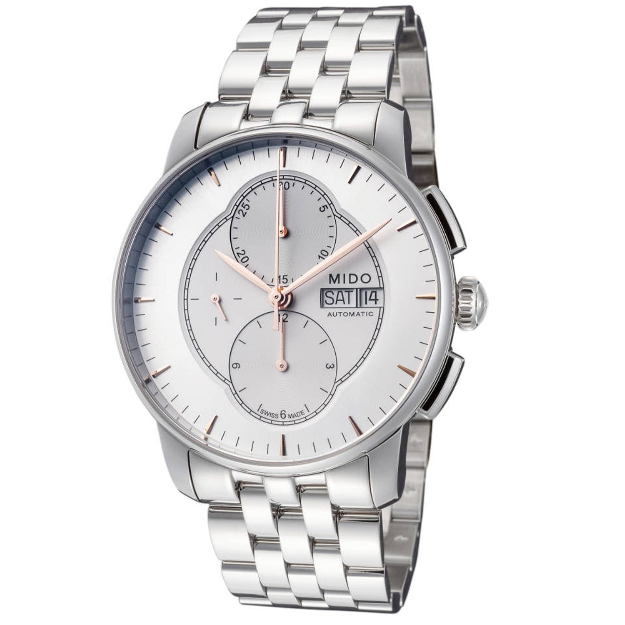 Mido  Automatic Baroncelli Silver Dial Men's Watch M86074101