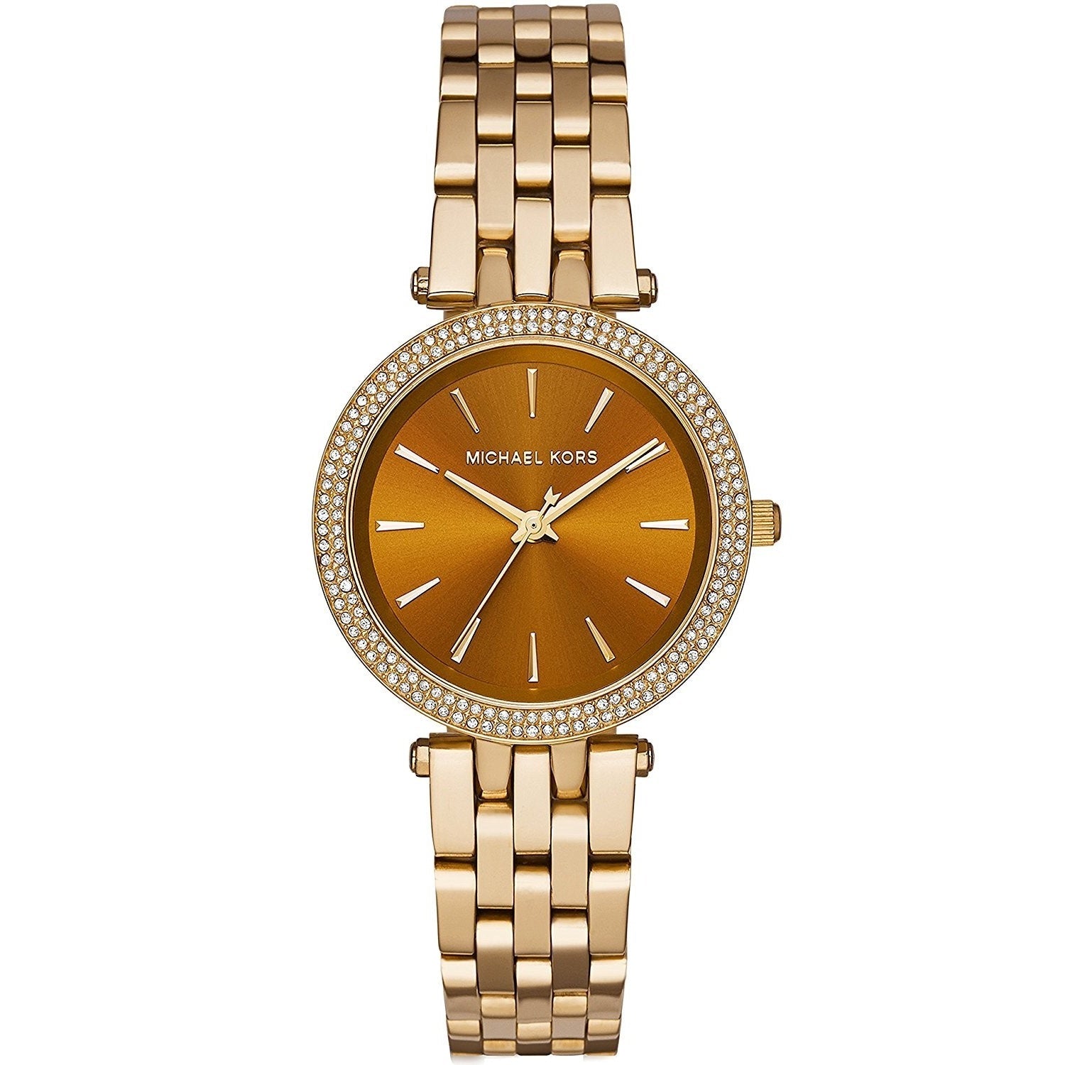 Michael Kors Mini Darci Quartz Crystal Brown Dial Women's Watch MK3408
