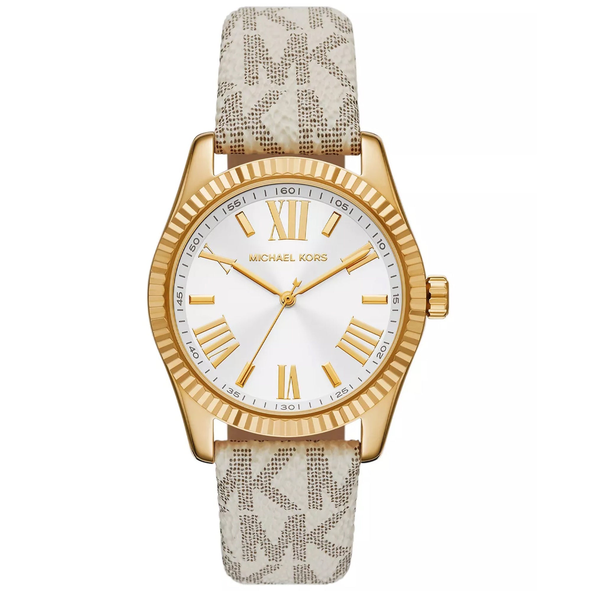 Michael Kors  Quartz Lexington Silver Dial Women's Watch MK4746
