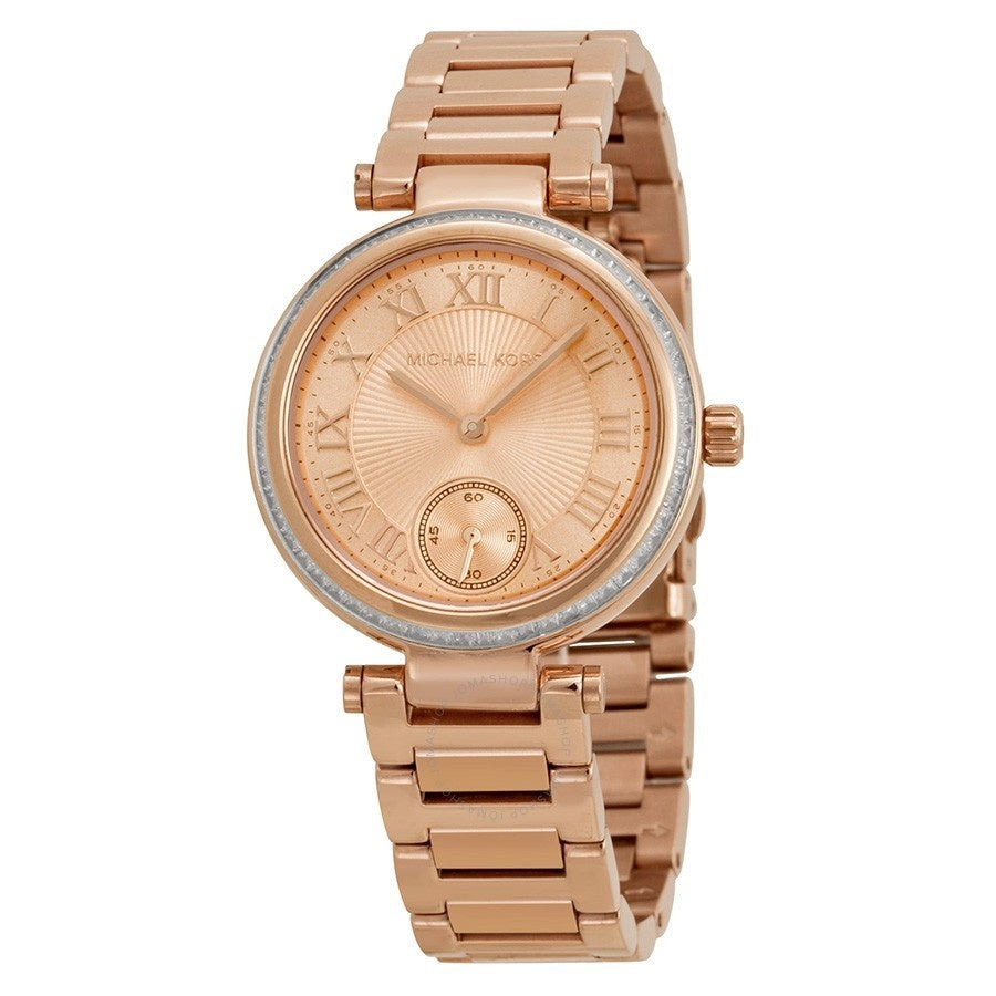 Michael Kors Mini Skylar Quartz Rose-Tone Dial Women's Watch MK5971