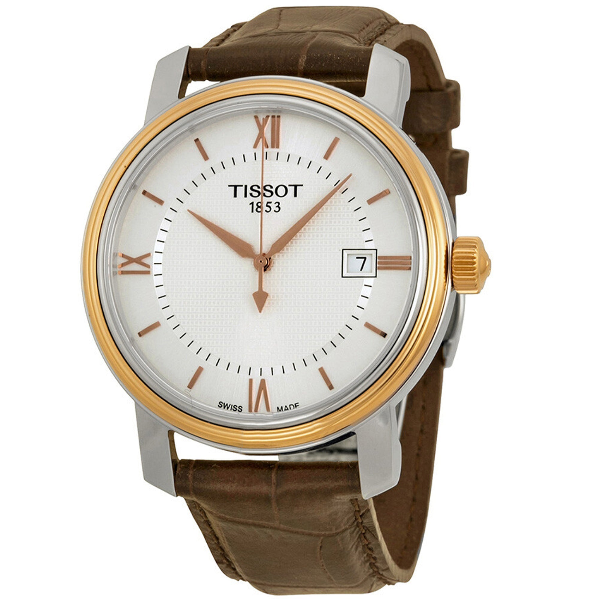 Tissot  Quartz Bridgeport Silver Dial Men's Watch T0974102603800