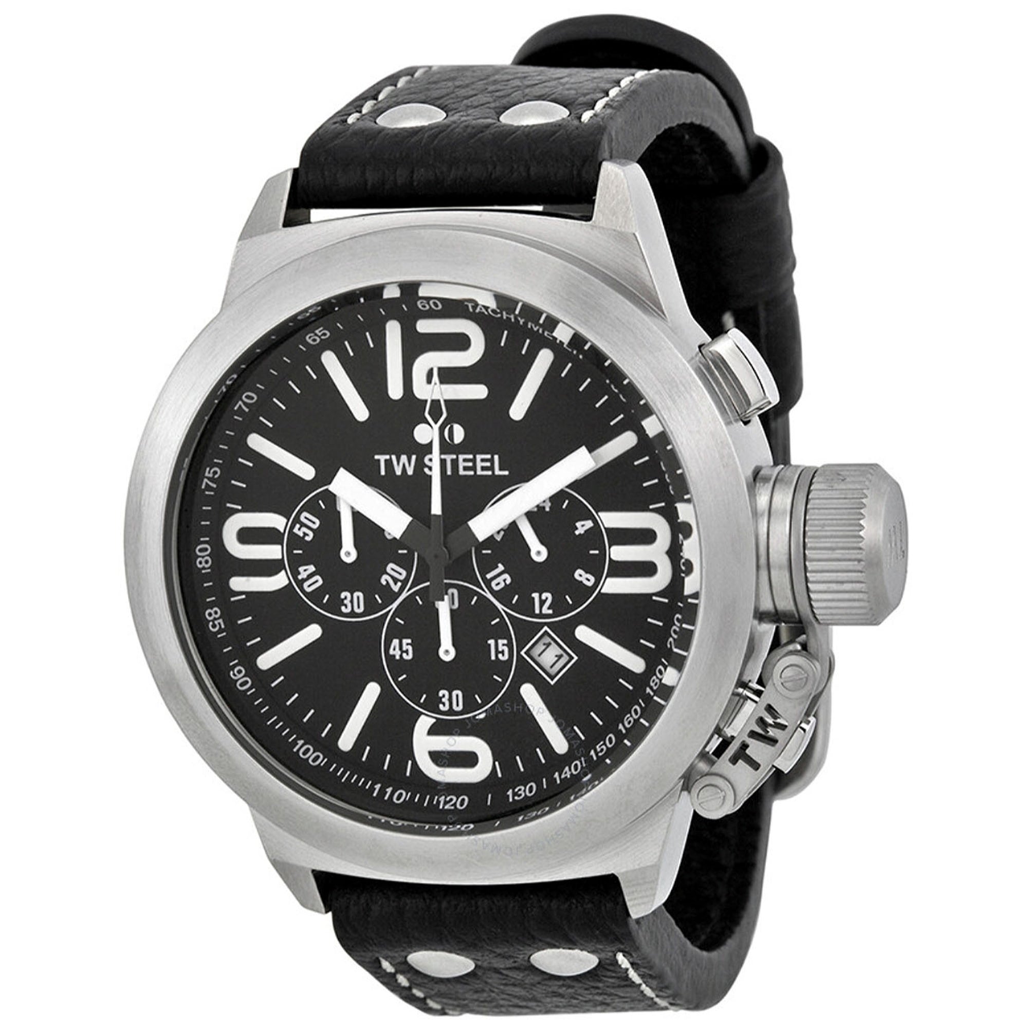 TW Steel  Quartz Canteen Black Dial Men's Watch TW6R