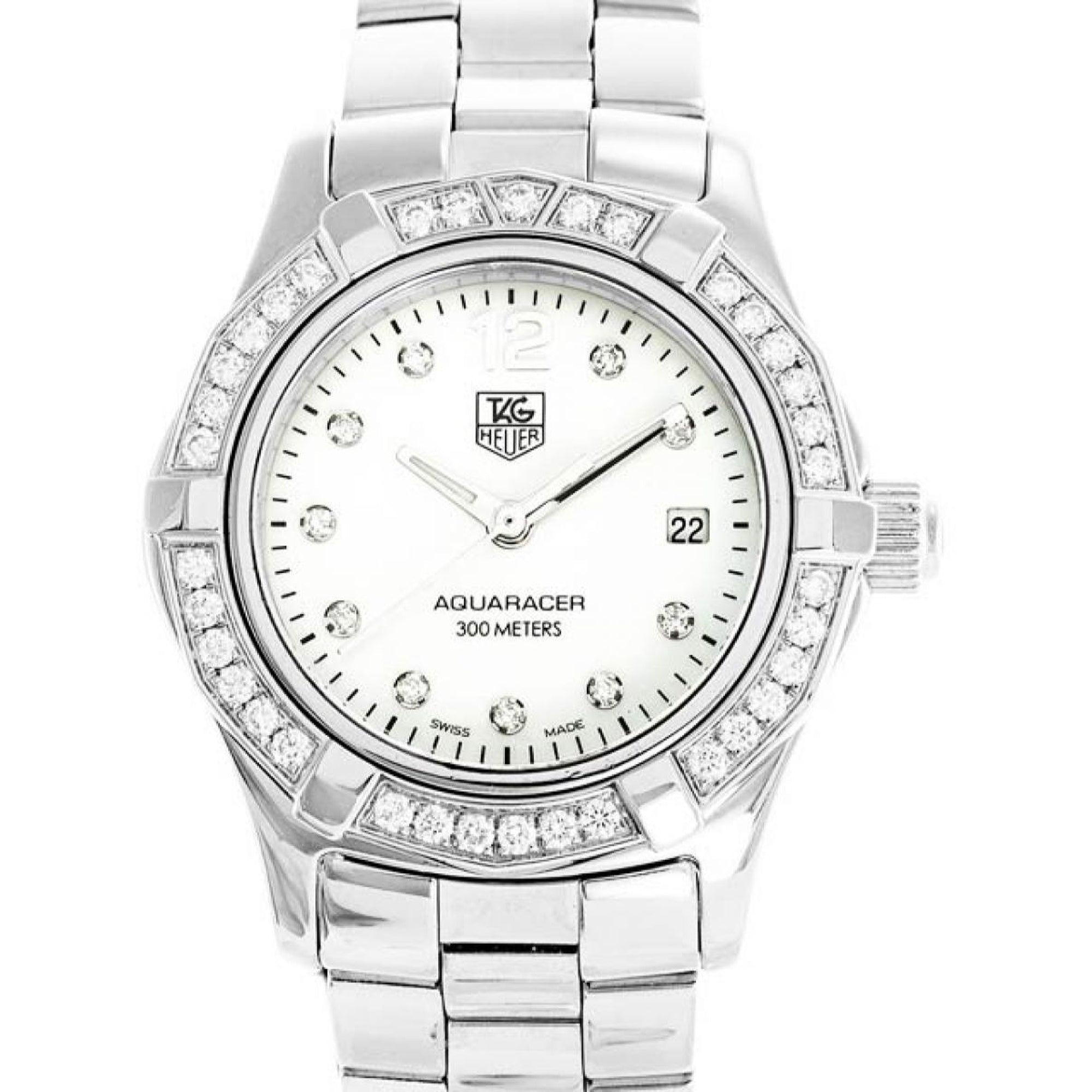 Tag Heuer Aquaracer Quartz White Dial Women's Watch WAF1416.BA0813