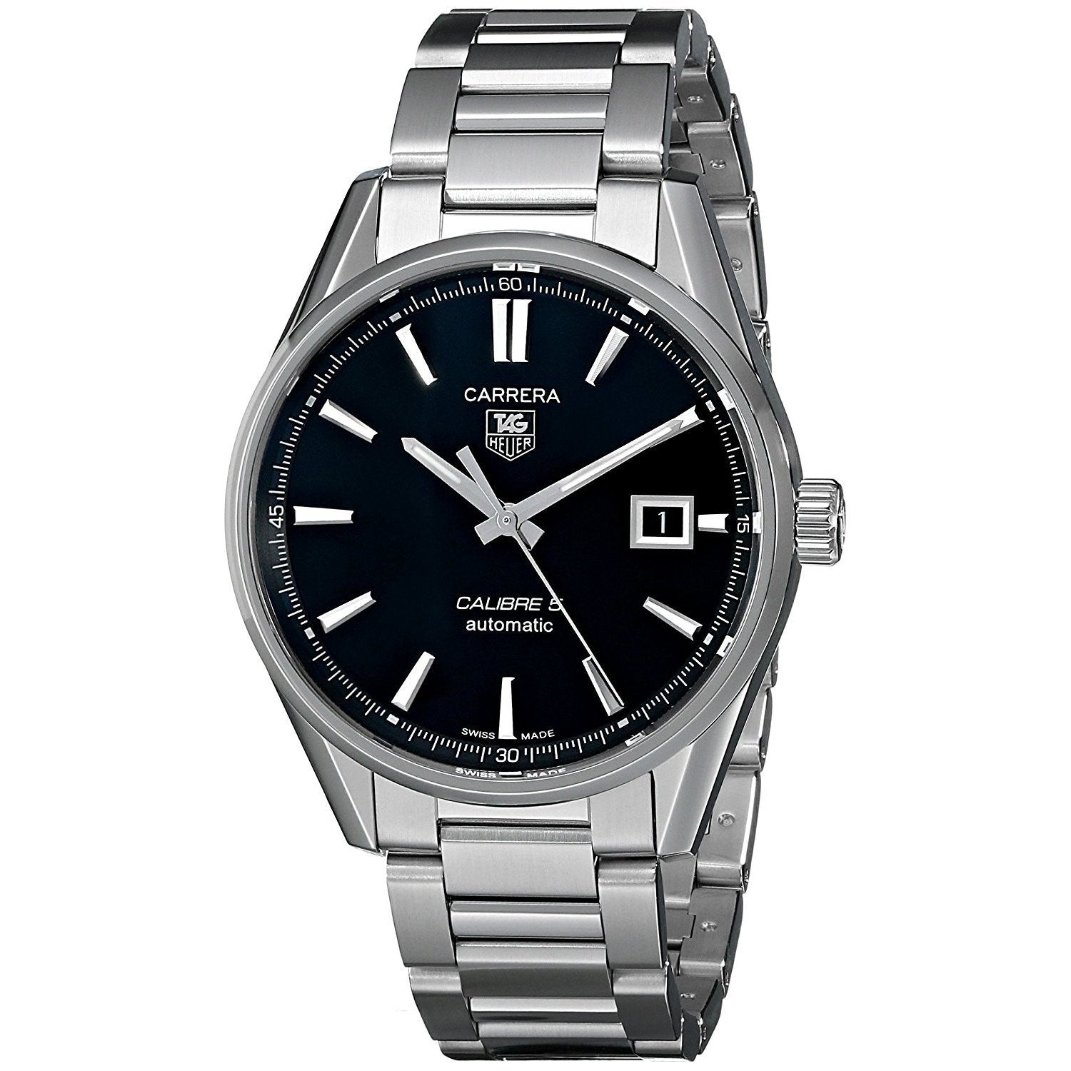 Tag Heuer Carrera Automatic Automatic Black Dial Men's Watch WAR211A.BA0782