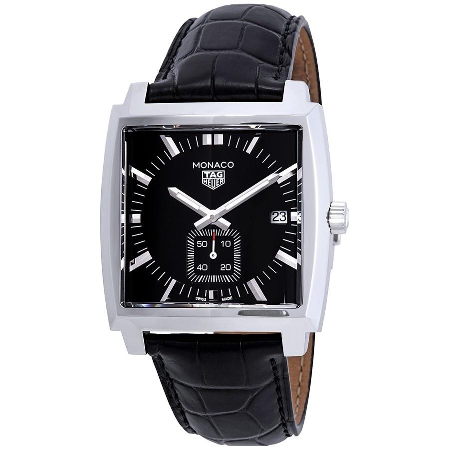 Tag Heuer Monaco Quartz Black Dial Men's Watch WAW131A.FC6177