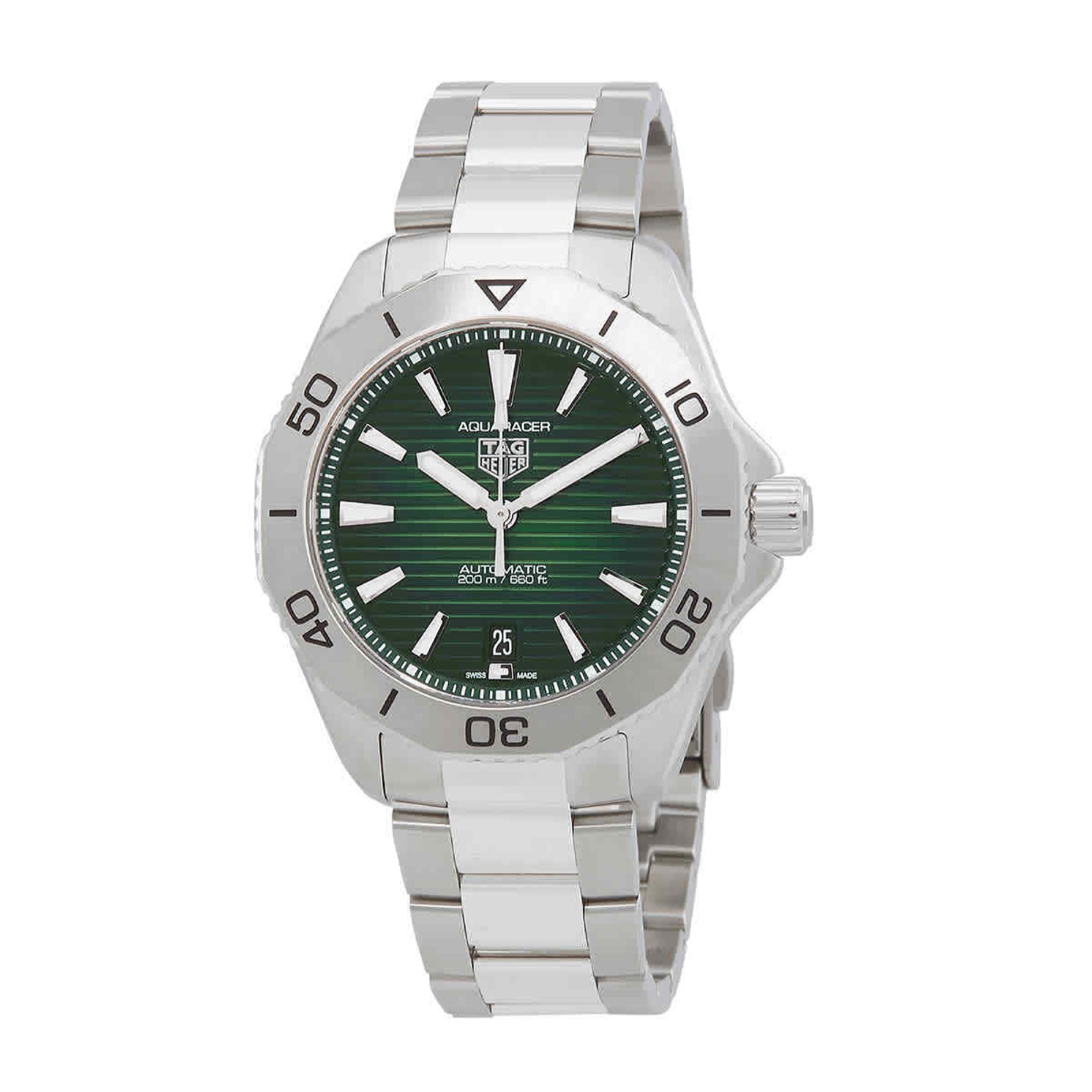 Tag Heuer Aquaracer  Automatic Green Dial Men's Watch WBP2115.BA0627